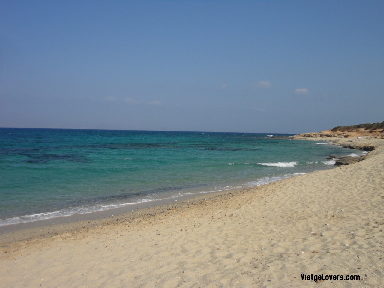 Playa de Aliki, antes de llegar a Agiassos